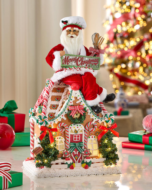 Lighted Homemade Goodies Gingerbread House